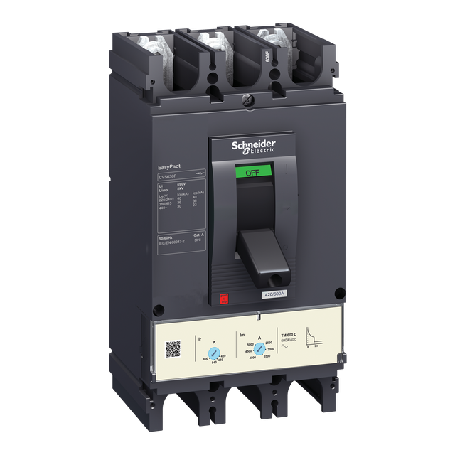 Compact CVS, wyłącznik 36kA , wyzwalacz TMD600A 3P