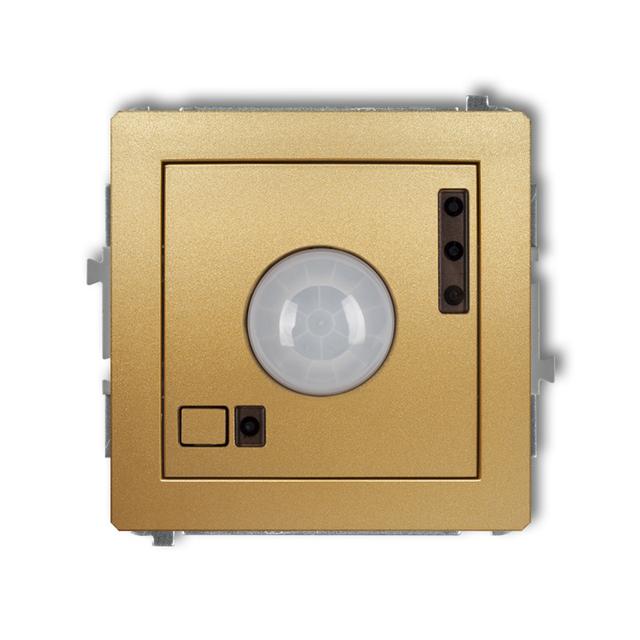 DECO Mechanizm elektronicznego czujnika ruchu złoty