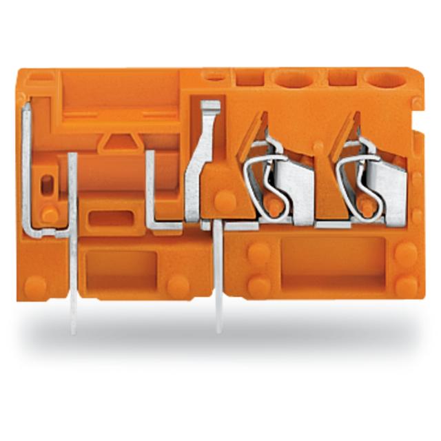 złączka do płytek drukowanych bezpiecznikowa pomarańczowa 5,08 mm