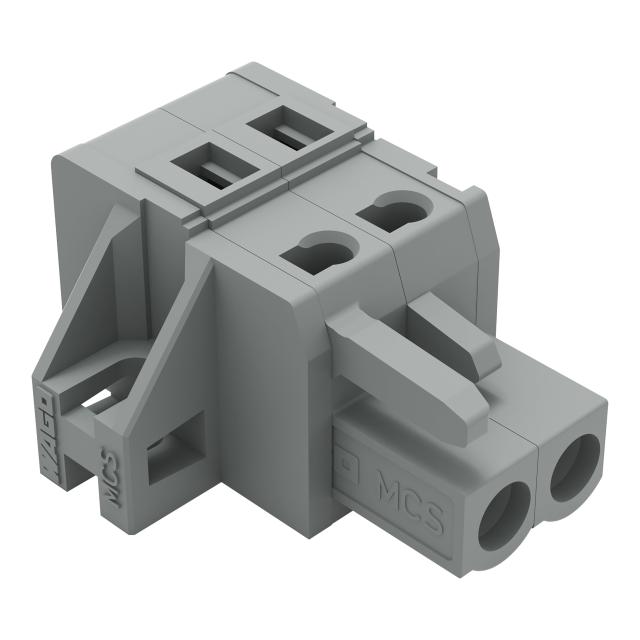 1-przewodowe gniazdo CAGE CLAMP szara /100szt./ 231-102/031-000 WAGO