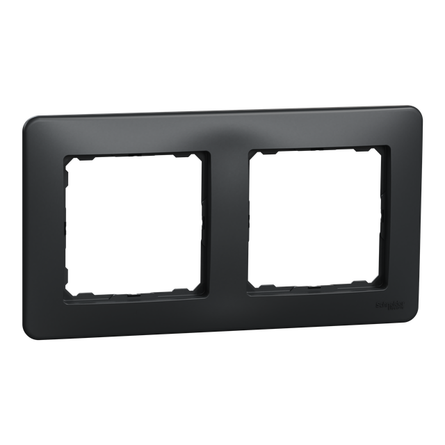 Sedna Design, ramka 2-krotna, czarny antracyt