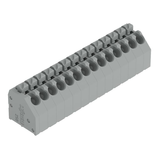 listwa zaciskowa do pł. drukowanych 14-bieg. szara raster 3,5 mm /20szt./ WAGO