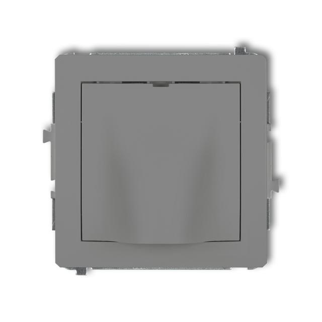 DECO Mechanizm wypustu kablowego szary mat