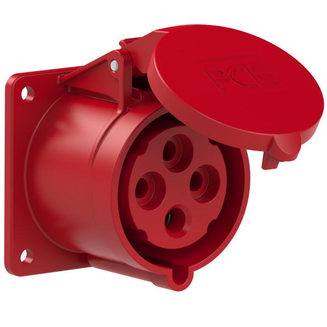 GNIAZDO TABLICOWE PROSTE TWIST 32A 400V 3P+Z 75x75mm 324-6f7 324-6F7 PCE