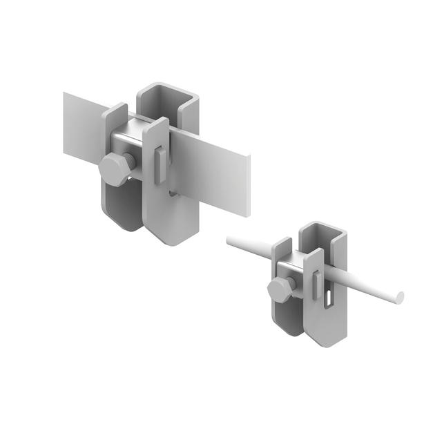 Uchwyt przykręcany, na bednarkę, B=40mm/OG/