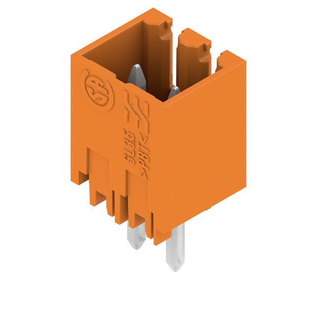 SL 3.50/02/180G 4.5SN OR BX Wtyki PCB (złącza płyty), 3.50 mm, Liczba biegunów: 2, kąt odejścia: 180° /100szt./ 1604620000 WEIDMÜLLER