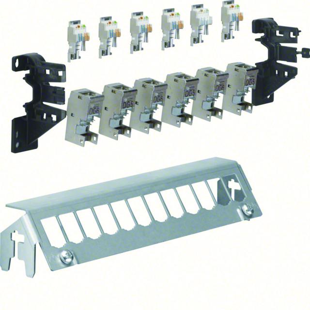 Patch-Panel 12M 6xRJ45 kat 6A ekranowane FZ12MM HAGER