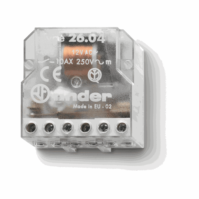 Przekaźnik impulsowy instalacyjny 2 Z; 10A; 24V AC, 26.04.8.024.0000