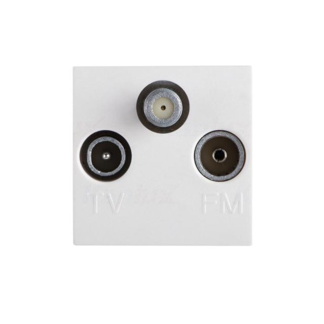 BIURO 04-1350-102 bi  Gniazdo RTV-SAT końcowe