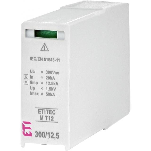Moduł wymienny ogranicznika przepięć T1, T2 (B, C) - bez prądu upływu MOD.TEC SM T12 300/12,5 002440552 ETI