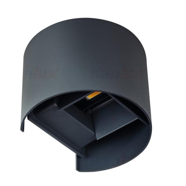 REKA LED EL 7W-O-GR Oprawa elewacyjna REKA LED EL 7W-O-GR max 380lm barwa biała IP54 kolor grafitowy