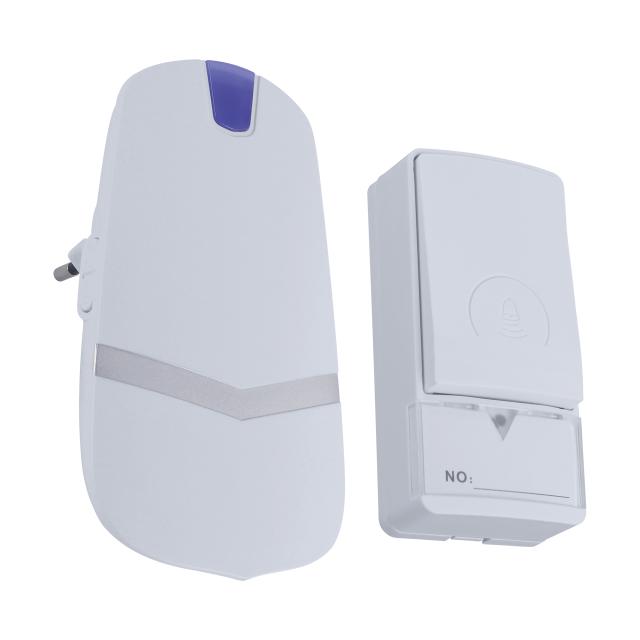 OCEAN 230V WHITE Bezprzewodowy dzwonek bateryjny