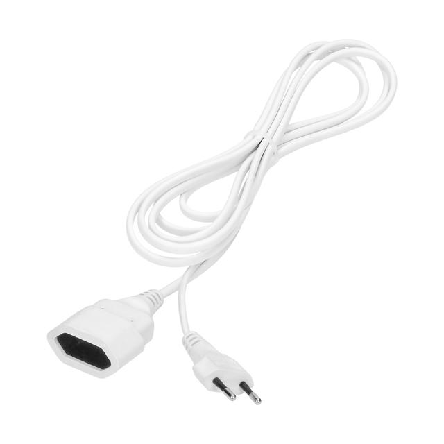 Przedłużacz domowy jednogniazdowy płaski 1x2P 5m,kabel PVC H03VV-F 2x0,75mm2 230VAC OR-AE-13195/5M O