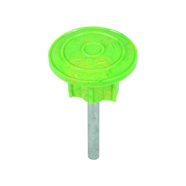 Dekiel ochronny do wypustu uziemiającego, PVC, zielono-żółty