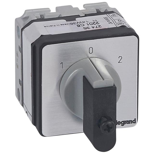 PRZEŁĄCZNIK KRZYWKOWY 0-1-2 PR17 20 A 1P, Legrand