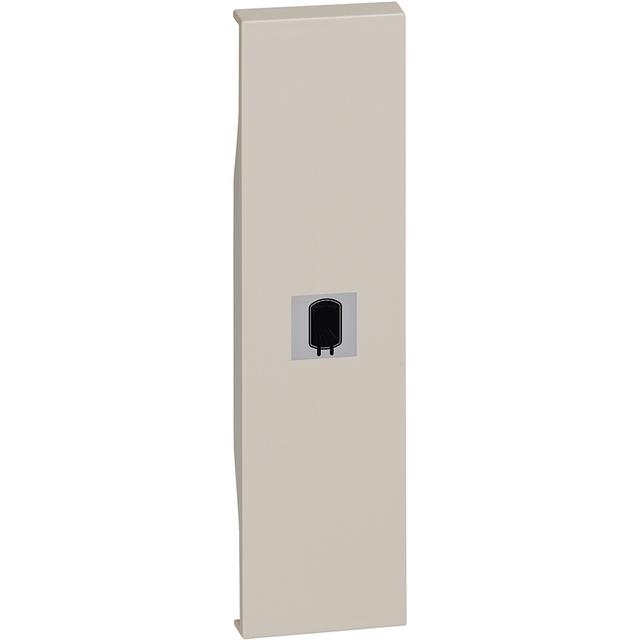 LIVING NOW - KLAWISZ Z OKIENKIEM PODŚWIETLENIA  BOJLER  - 1 MODUŁ - PIASKOWY BEŻ, Bticino