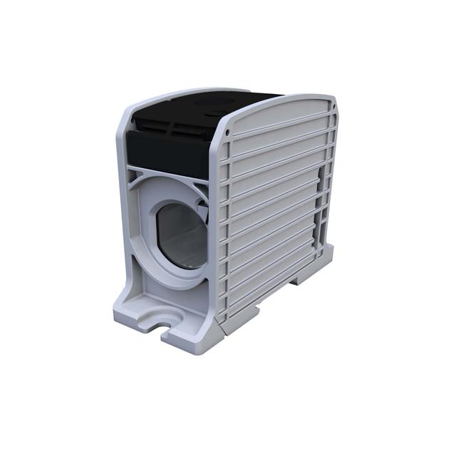 STB 300 Złączka szynowa gwintowa Al/Cu 87910 SIMBLOCK czarny