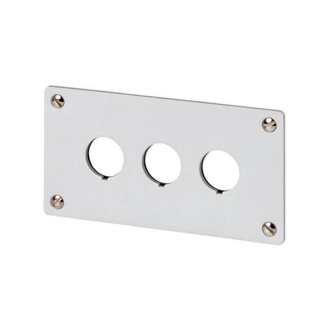 M22-E3 Płyta czołowa do montażu podtynkowego - 3 otwory 22mm 216544 EATON