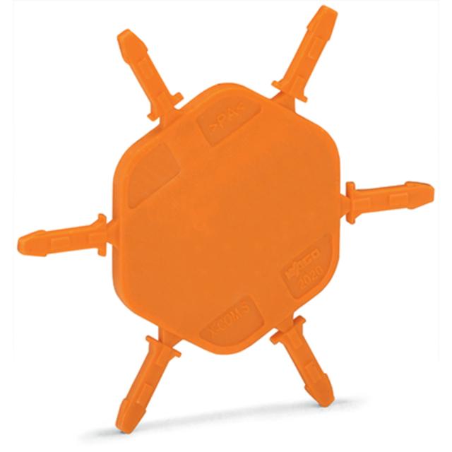 płytka z 6 pinami kodującymi pomarańczowa