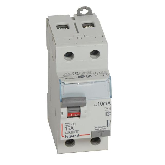 Wyłącznik Różnicowoprądowy P 302 2P 16A 10Ma Typ AC DX3 411500 LEGRAND