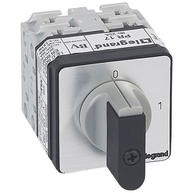 PRZEŁĄCZNIK KRZYWKOWY 0-1 PR17 20 A 3P, Legrand