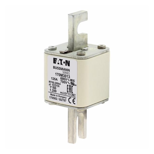 125A 690V 1*/80 aR INDICATOR FUSE Wkładka szybka 125A AC 690V compact DIN 1 45x45x104 mm, 170M3013 E