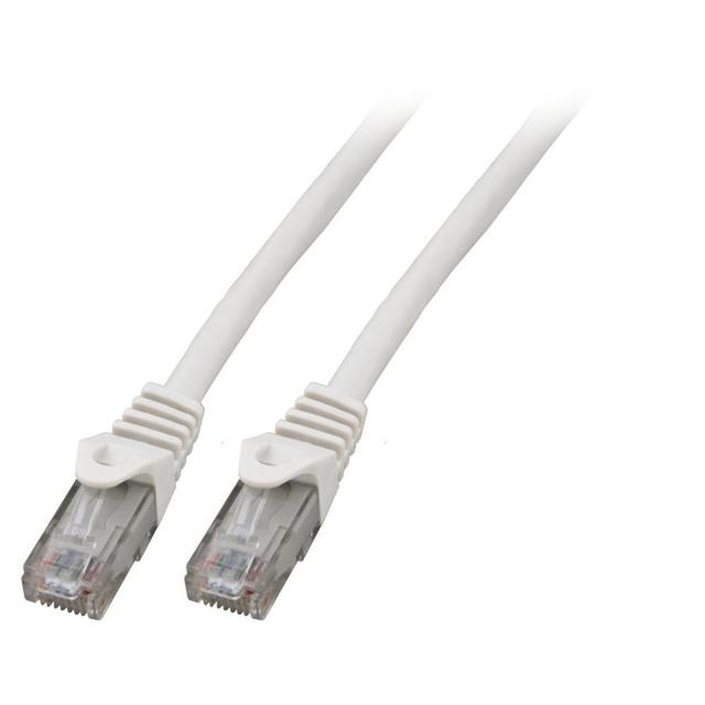 Patchcord RJ45 U/UTP kat. 6 LSZH CCA biały 3m