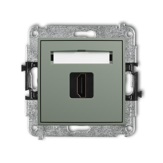 ICON Gniazdo pojedyncze HDMI 2.0 4K szałwiowy 61IHDMI-3 KARLIK