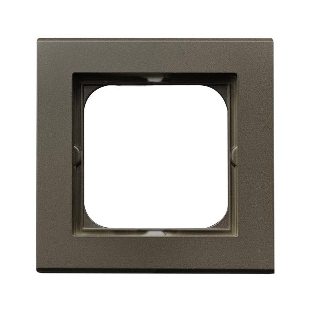 SONATA Ramka pojedyncza - kolor czekoladowy metalik