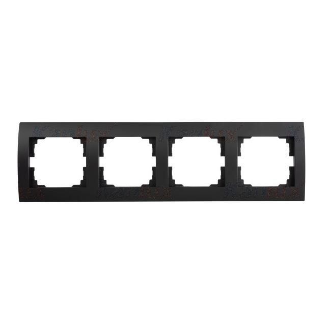 LOGI 02-1490-042 cm Ramka poczwórna pozioma LOGI 02-1490-042 cm kolor czarny mat KANLUX