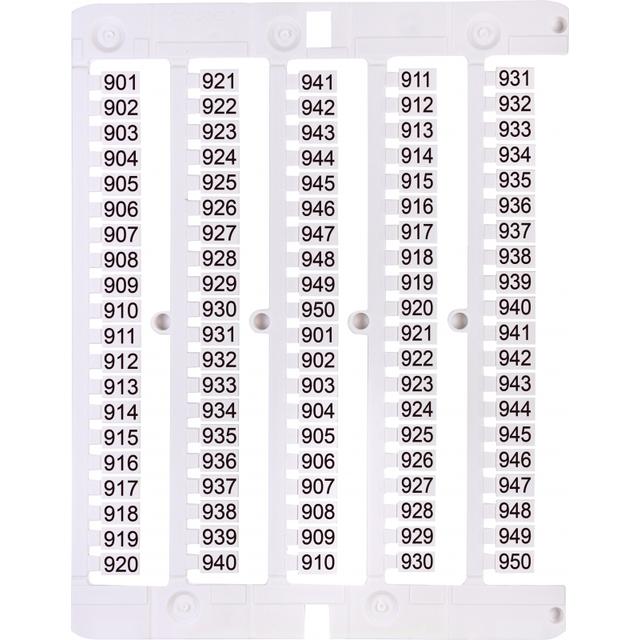 Oznacznik 901 do 950 (100 szt.) ES-NU0851901 003903095 ETI