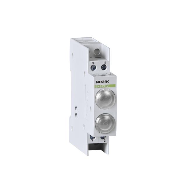 Ex9PD2ww 12V AC/DC Lampka sygnalizacyjna 12V AC/DC 1 biała 1 biała LED 102525 NOARK