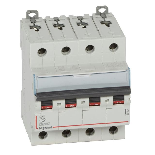 Wyłącznik Nadprądowy S 304 4P C2A 6kA DX3 407921 LEGRAND