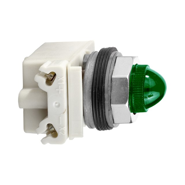 Dioda sygnalizacyjna LED Harmony 9001K zielona 120V AC/DC BA9s fi30 9001KP38G9 Schneider