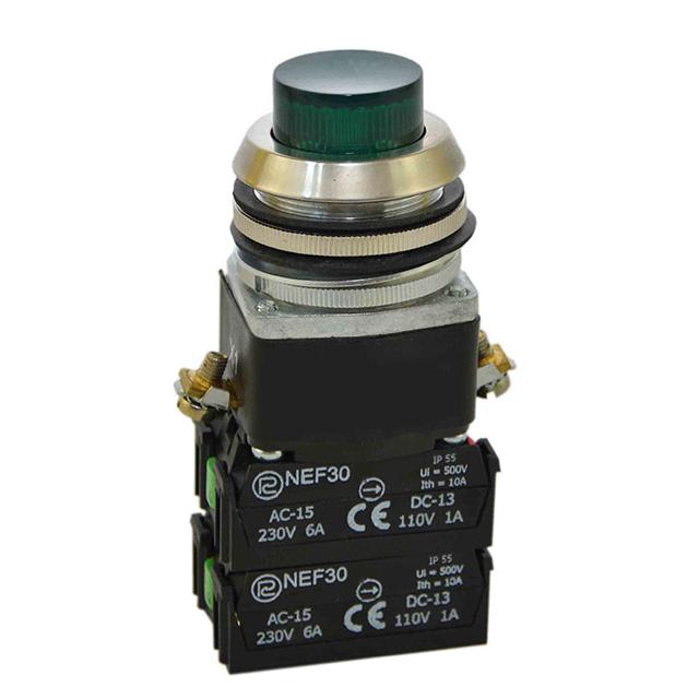Przycisk NEF30-WL2X2Y/24V/W3 zielony W0-NEF30-WL 2X2Y/W3 Z PROMET