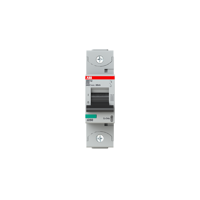S801U-Z50 Wyłącznik nadprądowy 25kA 1P Z50A 2CCS881017R0505 ABB