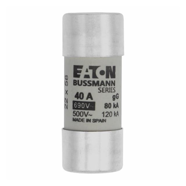 CYLINDRICAL FUSE 22 x 58 40A GG 690V AC Wkładka cylindryczna 22 x 58mm 40A GG 690V AC C22G40 EATON