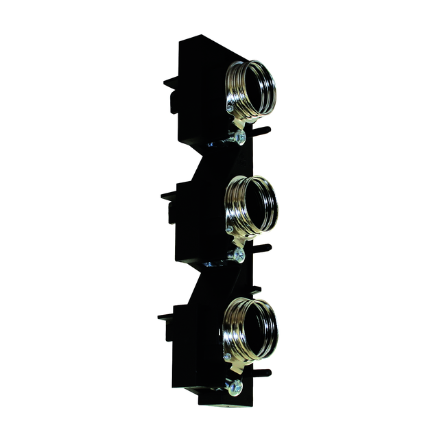 RS-60/183-5 - Listwa D02/szerokość 27 mm/dla grubości szyn 5 i 10 mm, 3-biegunowa (wysokość 195 mm),