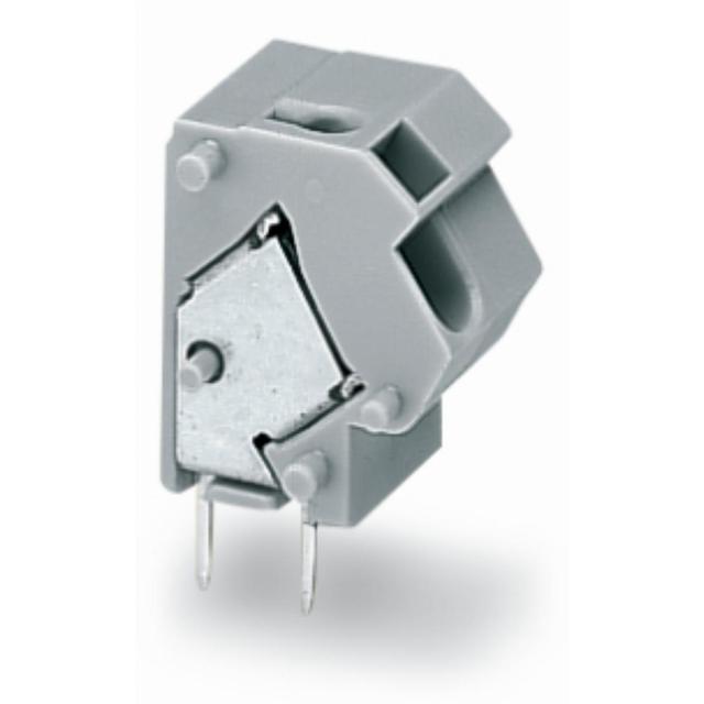 złączka do płytek drukowanych jasnoszara raster 10/10,16 mm