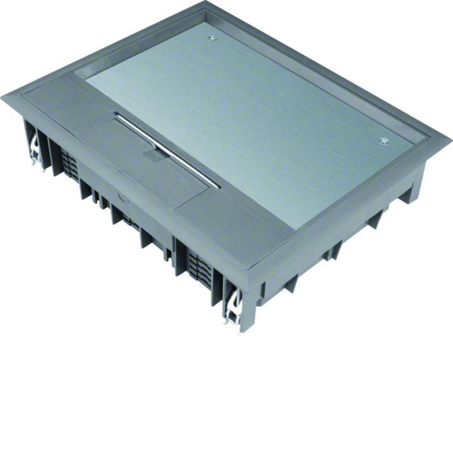 tehalit.VE-EE Pokrywa uchylna VE09 200x253 wykładzina 12mm stal szary PA VE09127011 HAGER