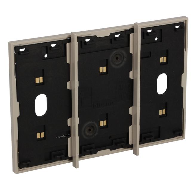 LIVING NOW 'MY HOME' - RAMKA STYKOWA - 3 MODUŁY - PIASKOWY BEŻ, Bticino