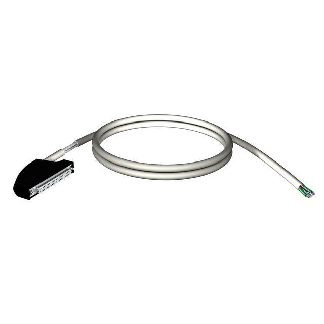 Modicon X80, ekranowany zestaw kablowy, złącze 40 pin, 1 x luźne końcówki, do modułów wejść/wyjść X8