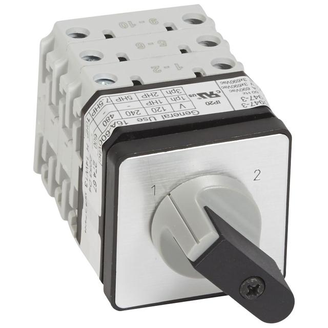 PRZEŁĄCZNIK KRZYWKOWY 1-2 PR17 20 A 3P, Legrand