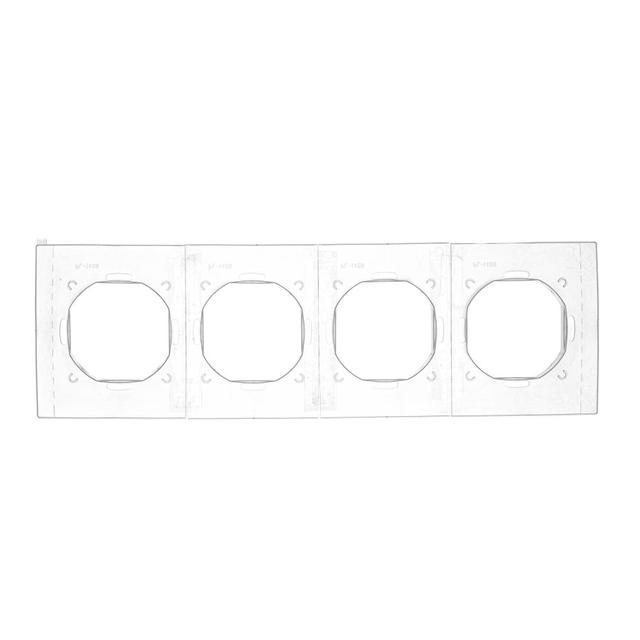 Simon 54 Nature Zestaw uszczelek IP44 do ramki 4-krotnej NATURE