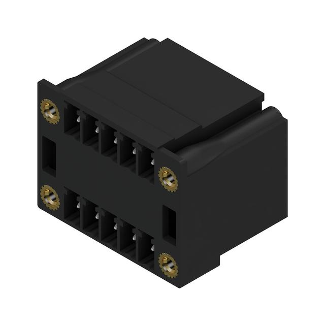 SCD-THR 3.81/10/90F 3.2SN BK BX Wtyki PCB (złącza płyty), 3.81 mm, Liczba biegunów: 10, kąt odejścia: 90° /50szt./ 1974210000 WEIDMÜLLER