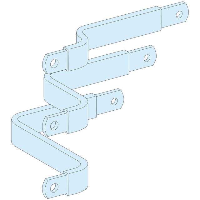 Rozdzielnice PrismaSet, przyłącza do mocowanego poziomo aparatu NSX250 250A 3P