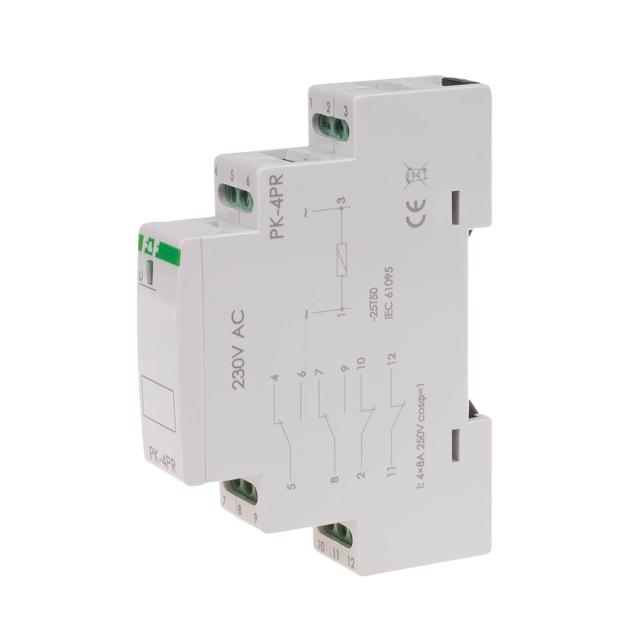Przekaźnik elektromagnetyczny PK-4PR 230V PK-4PR-230V F&F