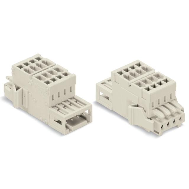 odgałęźnik raster 3,5 mm 2-torowy jasnoszary /50szt./ WAGO