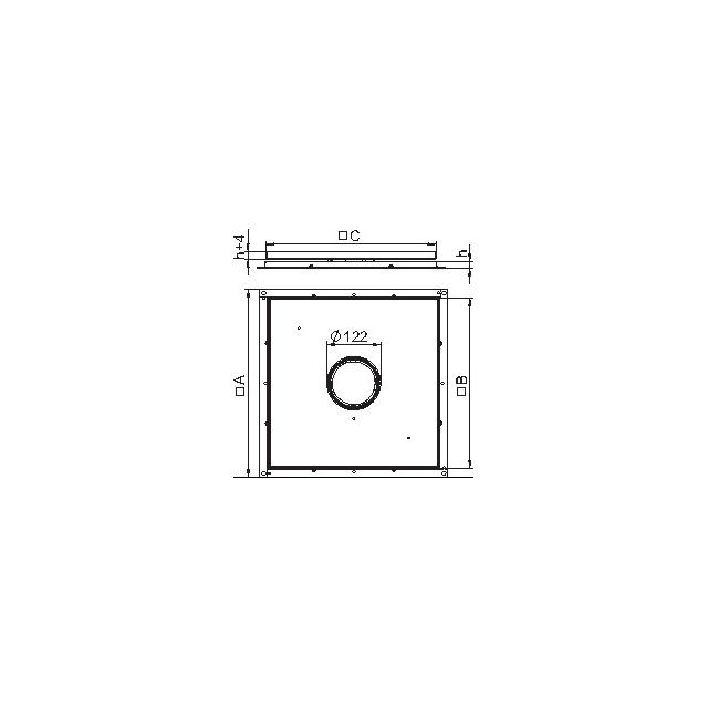 RKF3 V3 30, Rama kasetonowa, z otw.na tubus