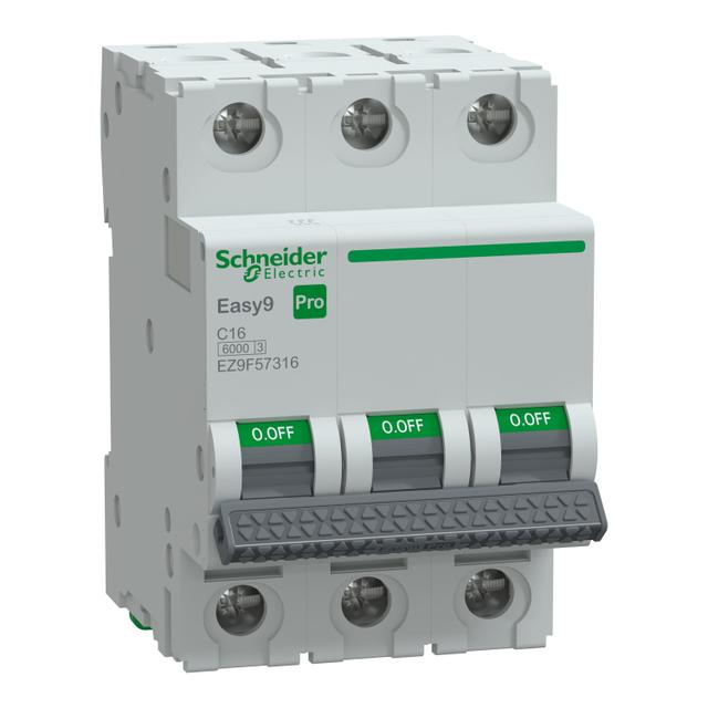 Wyłącznik nadprądowy Easy9 PRO 6kA 3P C16A EZ9F57316 Schneider